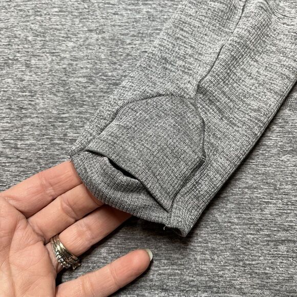 Lululemon Swiftly Tech Shirt Women 8 / 10 Long Sleeve Gray Top Run Yoga Workout - Picture 5 of 11